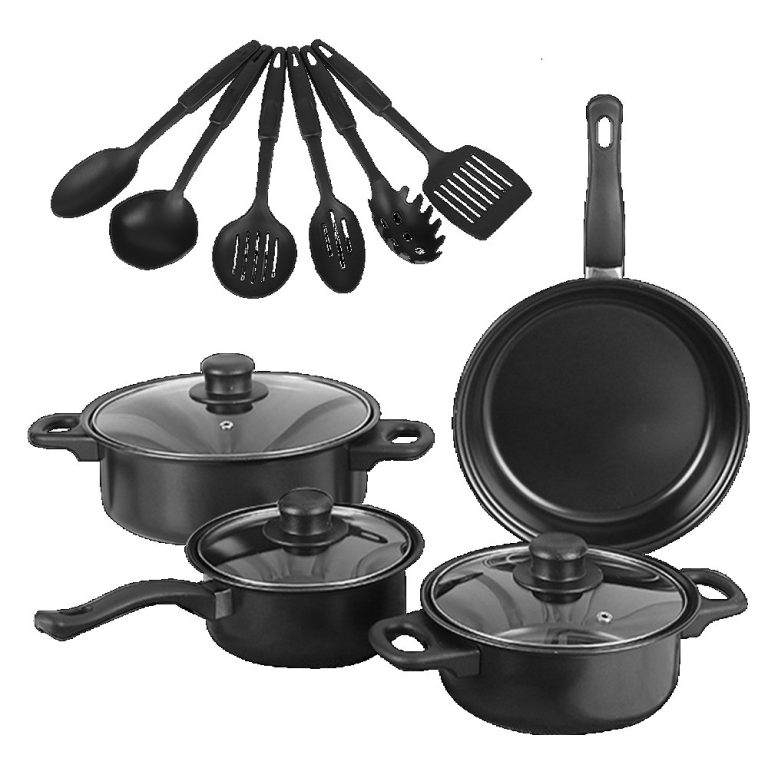 13PCS Cookware Set Nonstick Pots and Pans Home Kitchen Cooking Stainless Steel